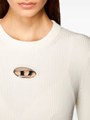 T-shirt à manches longues du logo diesel