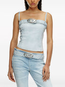 Diesel Logo Denim Top