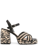 Castaner Vicen Raffia Heel Sandals