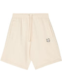 Maison Kitsune' Fox Head Cotton Shorts