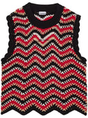 Ganni Crochet Cotton Vest