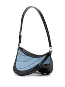 Mugler pre spiral kurve 01 denim skulderveske