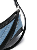 Mugler pre spiral kurve 01 denim skulderveske