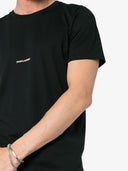 Saint Laurent Logo Cotton T Shirt