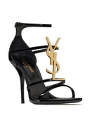 Sandali del tallone in pelle di Saint Laurent Cassandra