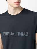Saint Laurent Logo Cotton T -shirt