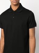 Saint Laurent Monogram Cotton Piqué Polo Shirt