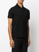 Saint Laurent Monogram Cotton Piqué Polo Shirt