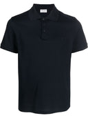 Saint Laurent Monogram Cotton Piqué Polo Shirt