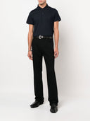 Saint Laurent Monogram Cotton Piqué Polo Shirt