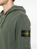 Stone Island Cotton Zipped Hoodie