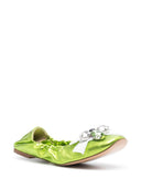 Casadei Queen Bee Leather Ballets