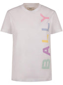 Bally Logo Organic Cotton T Shirt