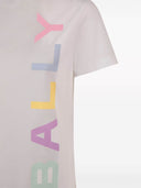 Bally Logo Organic Cotton T Shirt