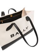 Bally Bar Continuez sur le sac fourre-tout en coton