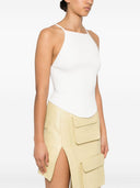 Courreges Pre Ribbed Tank Top