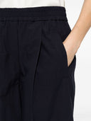 Brunello Cucinelli Wide Leg Cotton Trousers
