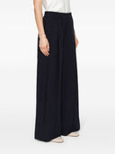 Brunello Cucinelli Wide Leg Cotton Trousers