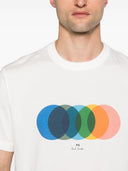 Paul Smith Circles Print Cotton T Shirt
