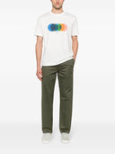 Paul Smith Circles Print Cotton T Shirt