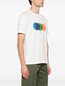 Paul Smith Circles Print Cotton T Shirt