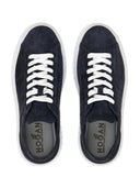 Hogan H Stripes Suede Leather Sneakers