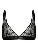 Palm Angels Monogram Lace Triangle Bra