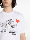 Paul Smith Cartoon Print Cotton T Shirt