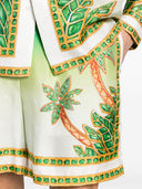 Pantalones cortos de seda estampados de Casablanca