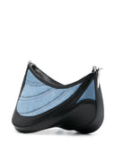 Mugler Pre Spiral Curve 01 Denim Shoulder Bag