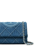 Tory Burch Fleming Small Denim Shoulder Bag