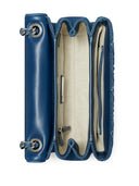 Tory Burch Fleming Small Denim Shoulder Bag
