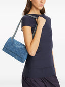 Tory Burch Fleming Small Denim Shoulder Bag
