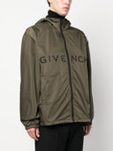 Givenchy Logo Hooded Windbreaker