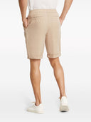 Brunello Cucinelli linned og bomuldsblanding Bermuda
