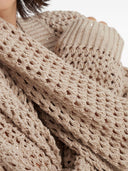 Brunello Cucinelli Open Knit Cotton Cardigan
