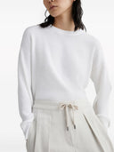 Brunello Cucinelli Leinen und Baumwollmischungen Slouchy Hosen
