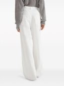 Brunello Cucinelli Wide Leg Denim Jeans