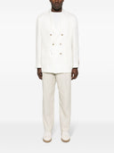 Brunello Cucinelli Linned Single Breasted Blazer Jacket