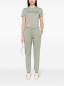 Moncler logo bomull t -skjorte