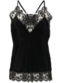 Ermanno Firenze Lace Trim Slip Top