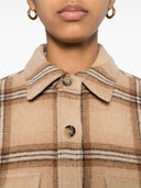 Isabel Marant Faxona Checked Wool Coat
