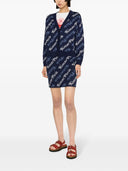 Kenzo By Verdy Allover Logo Wool Blend Cardigan