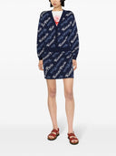 Kenzo By Verdy Allover Logo Wool Blend Cardigan
