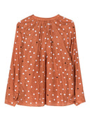 Alysi Polka Dot Silk Blouse