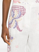 Forte Forte Embroidered Linen Trousers