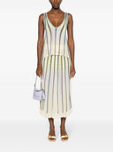 Forte Forte Inlay Knit Long Pencil Skirt