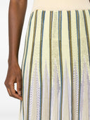 Forte Forte Inlay Knit Long Pencil Skirt