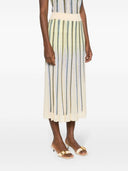 Forte Forte Inlay Knit Long Pencil Skirt