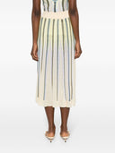Forte Forte Inlay Knit Long Pencil Skirt